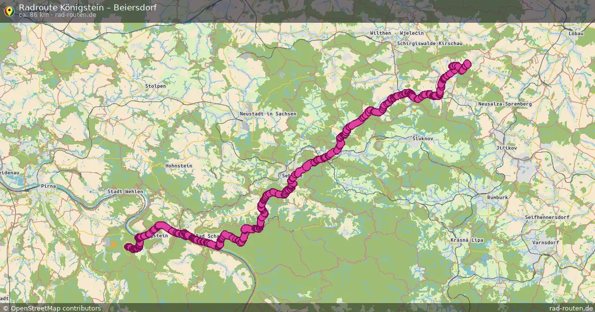 Radtour Königstein – Beiersdorf