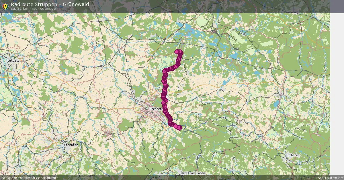 Radtour Struppen – Grünewald