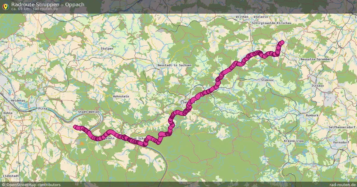 Radtour Struppen – Oppach