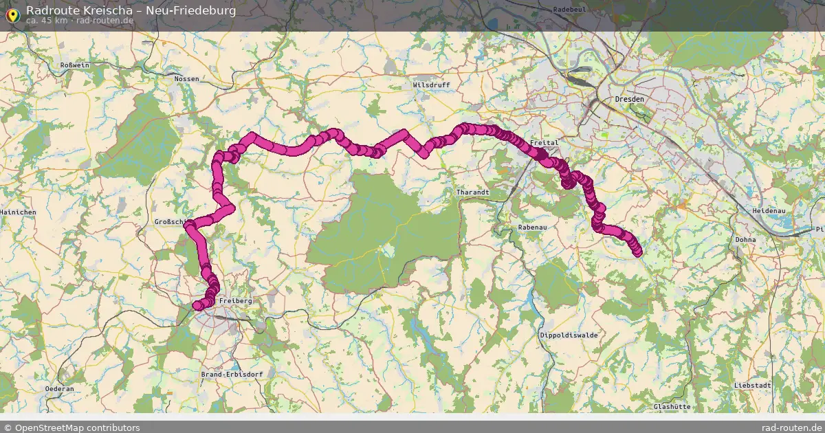 Radtour Kreischa – Neu-Friedeburg