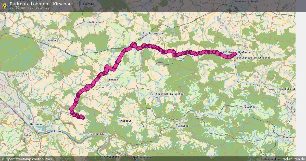 Radtour Lohmen – Kirschau