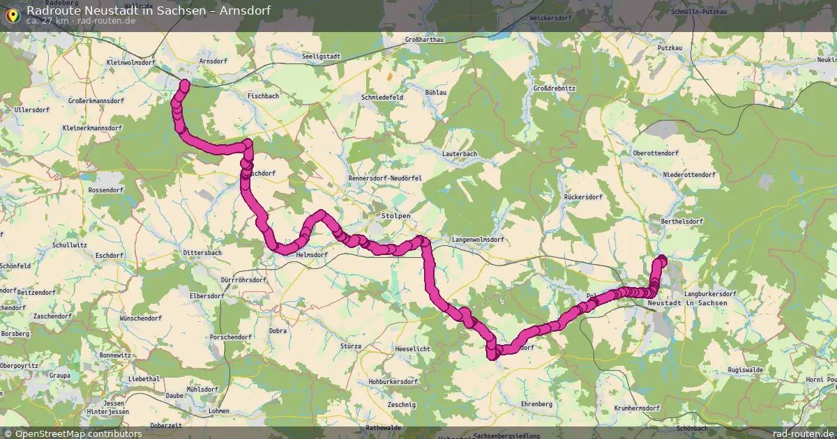 Radtour Neustadt In Sachsen – Arnsdorf
