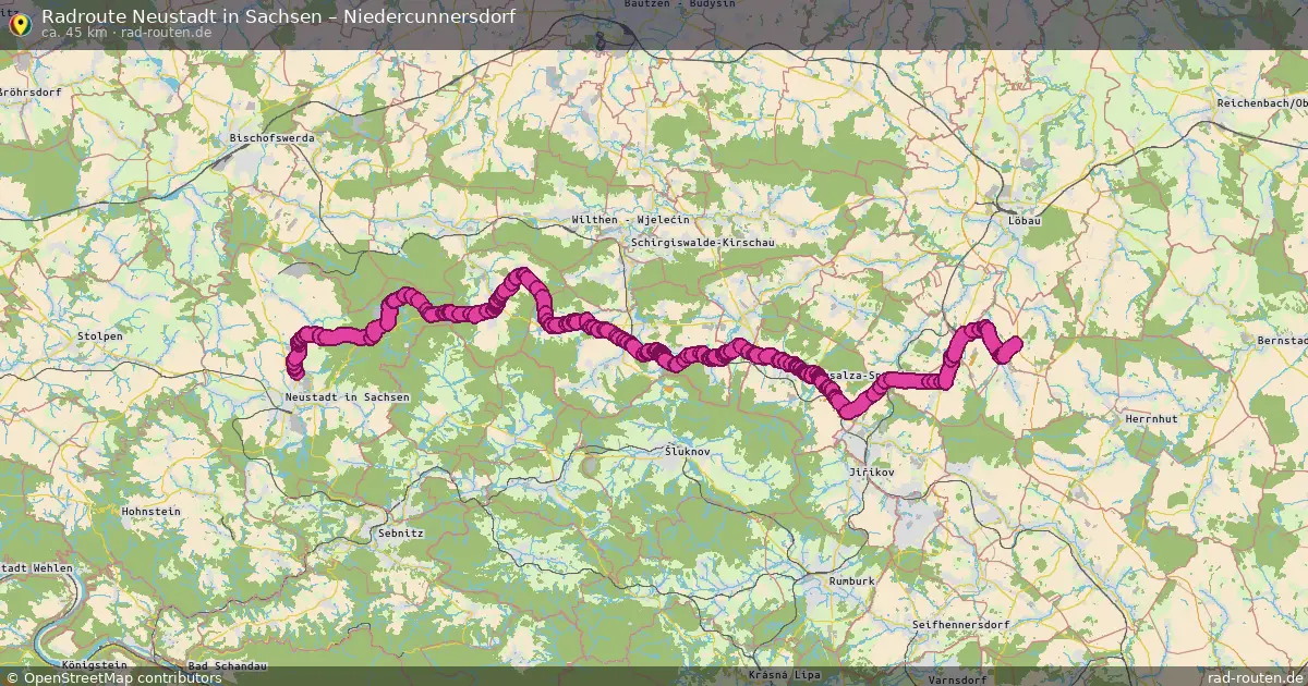 Radtour Neustadt In Sachsen – Niedercunnersdorf