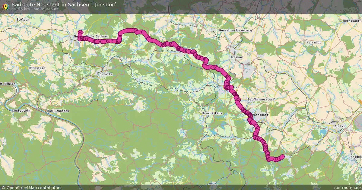 Radtour Neustadt In Sachsen – Jonsdorf
