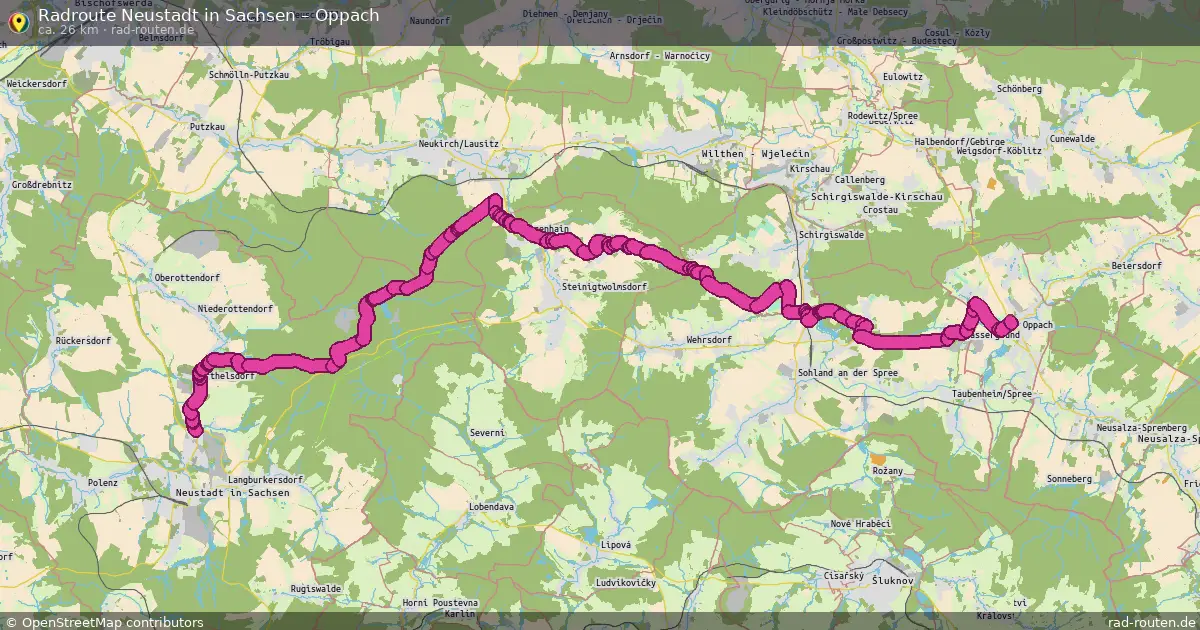 Radtour Neustadt In Sachsen – Oppach