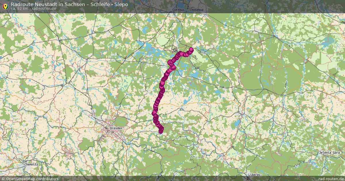 Radtour Neustadt In Sachsen – Schleife - Slepo
