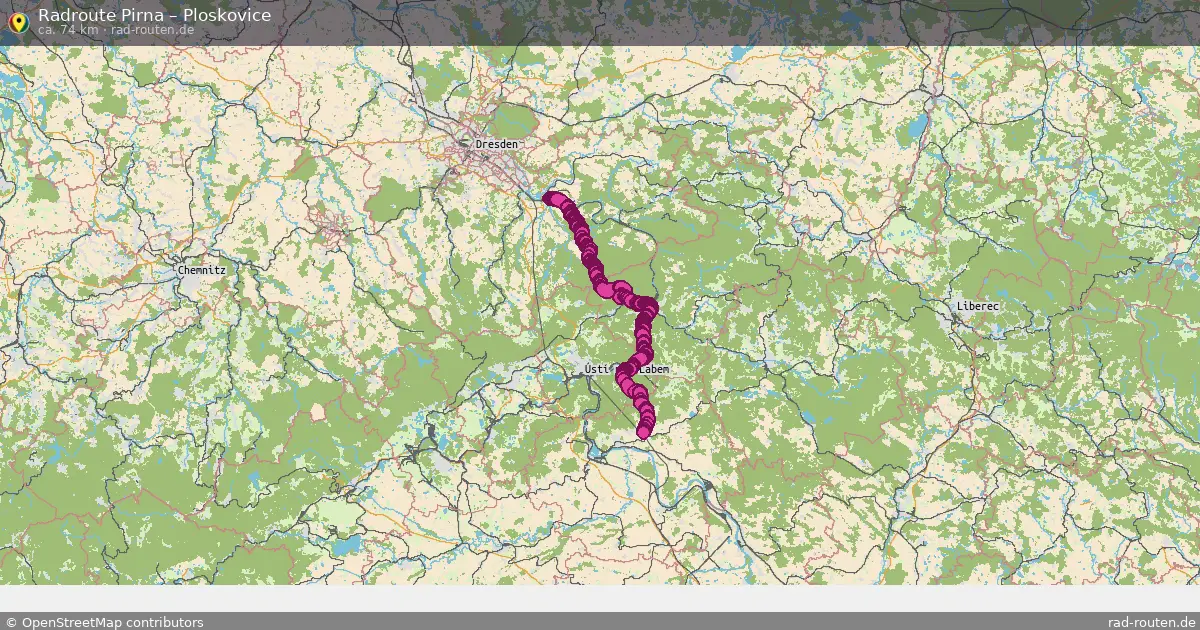 Radtour Pirna – Ploskovice