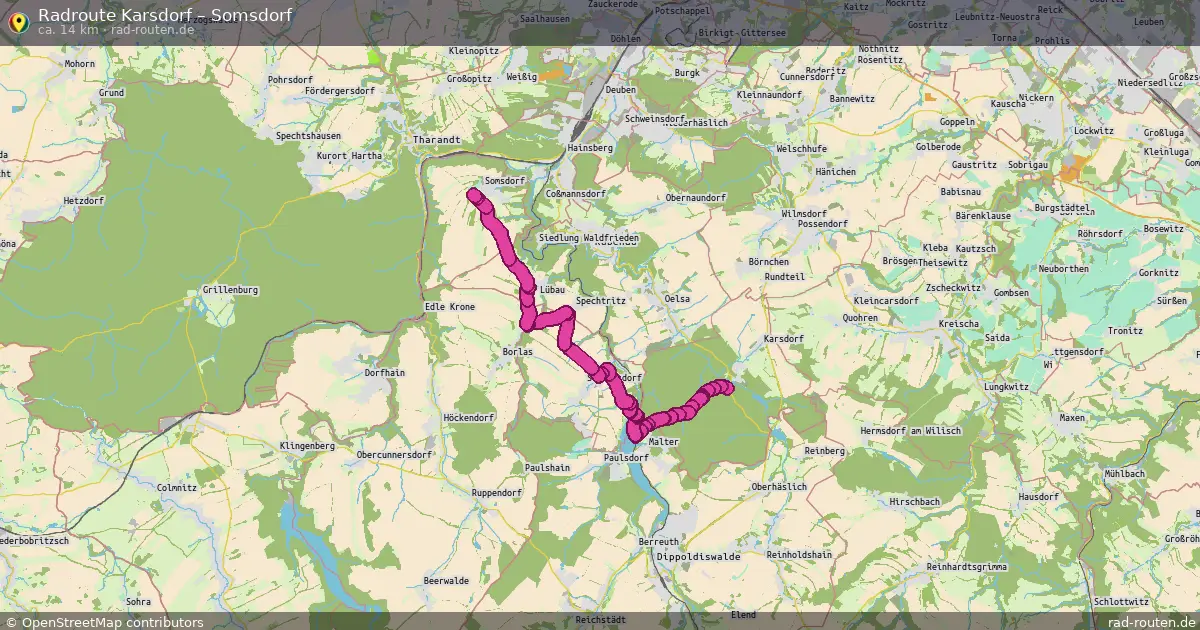 Radtour Karsdorf – Somsdorf