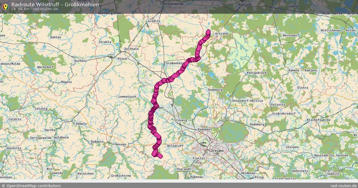Radtour Wilsdruff – Großkmehlen