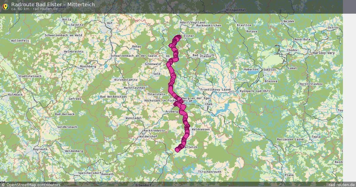Radtour Bad Elster – Mitterteich