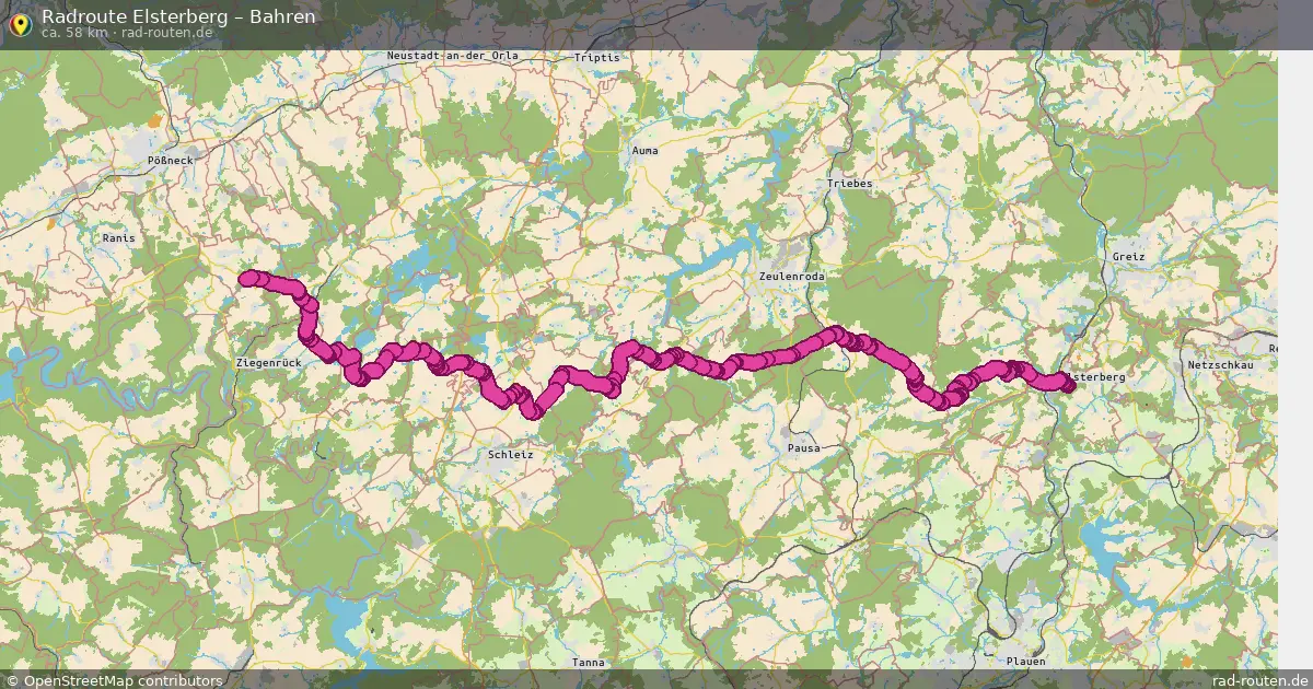 Radtour Elsterberg – Bahren