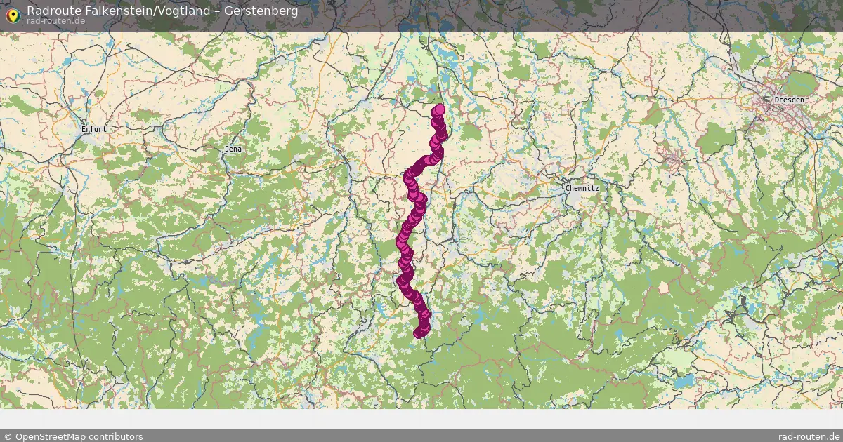 Radtour Falkenstein Vogtland – Gerstenberg