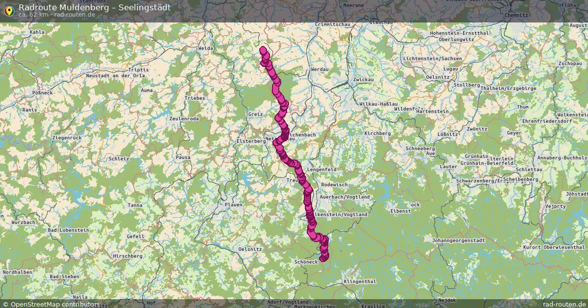 Radtour Muldenberg – Seelingstädt