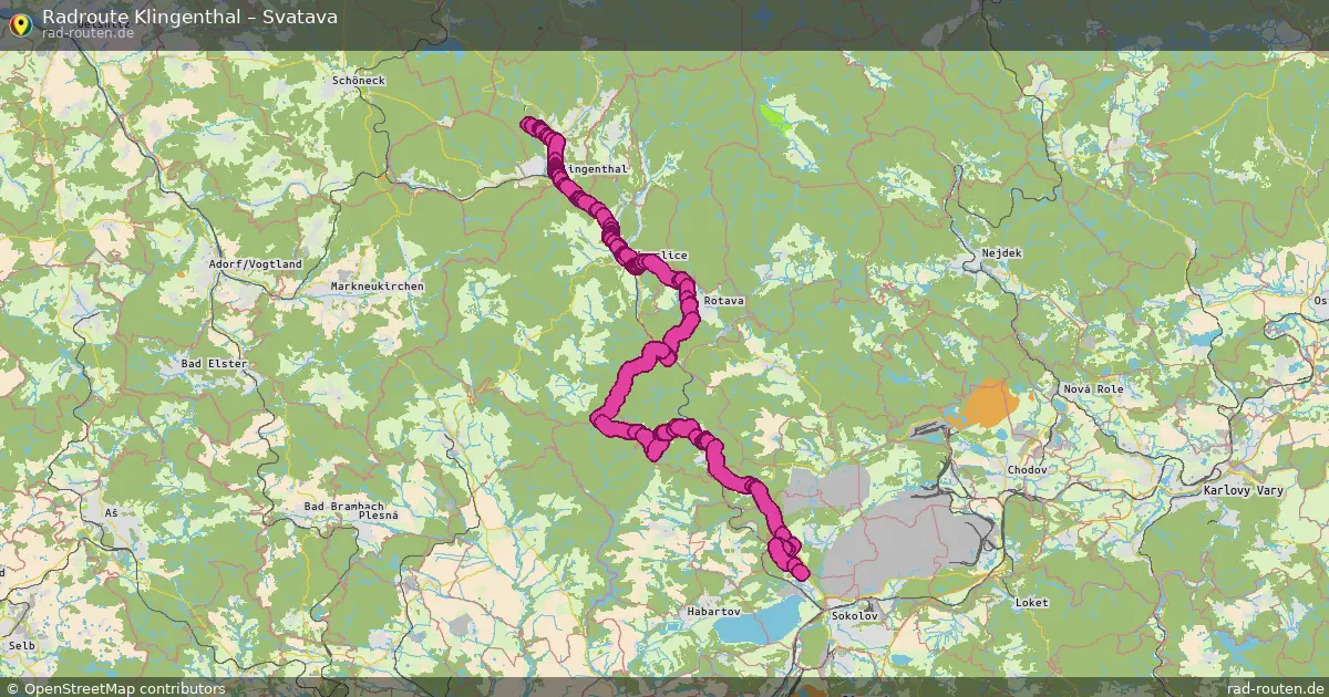 Radtour Klingenthal – Svatava