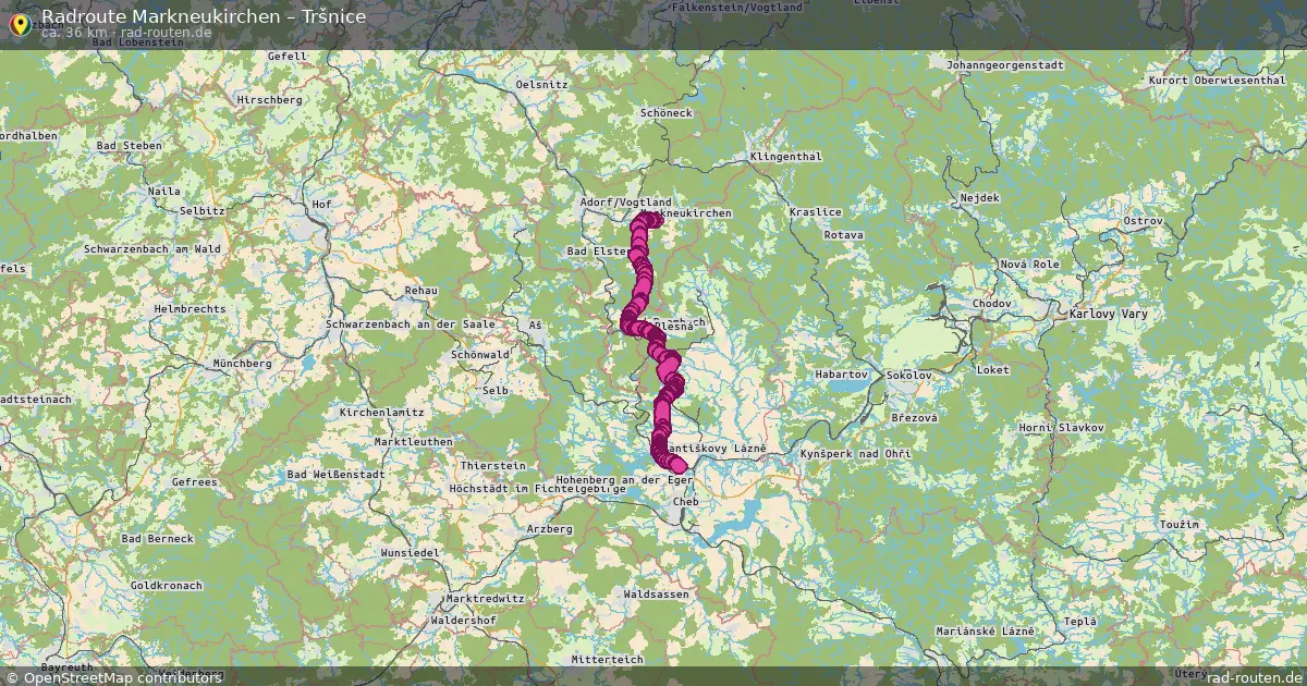 Radtour Markneukirchen – Tršnice
