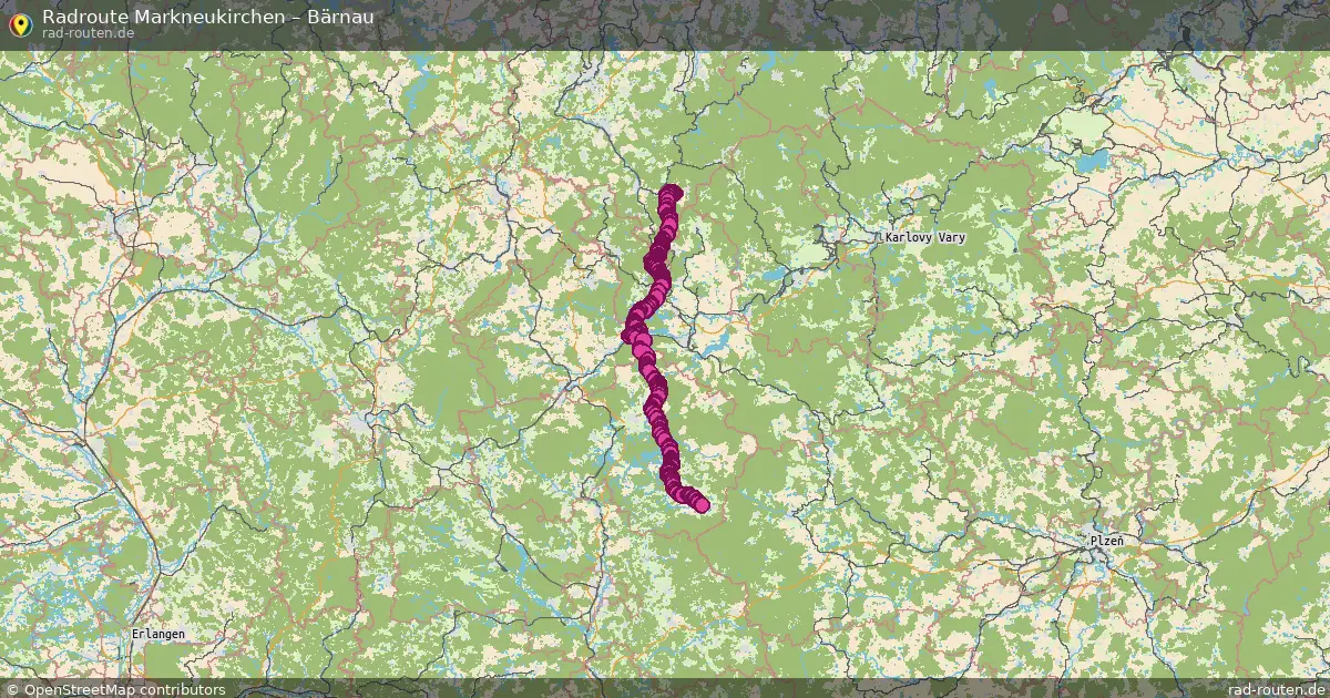 Radtour Markneukirchen – Bärnau