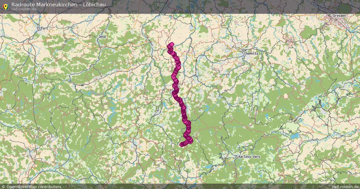 Radtour Markneukirchen – Löbichau