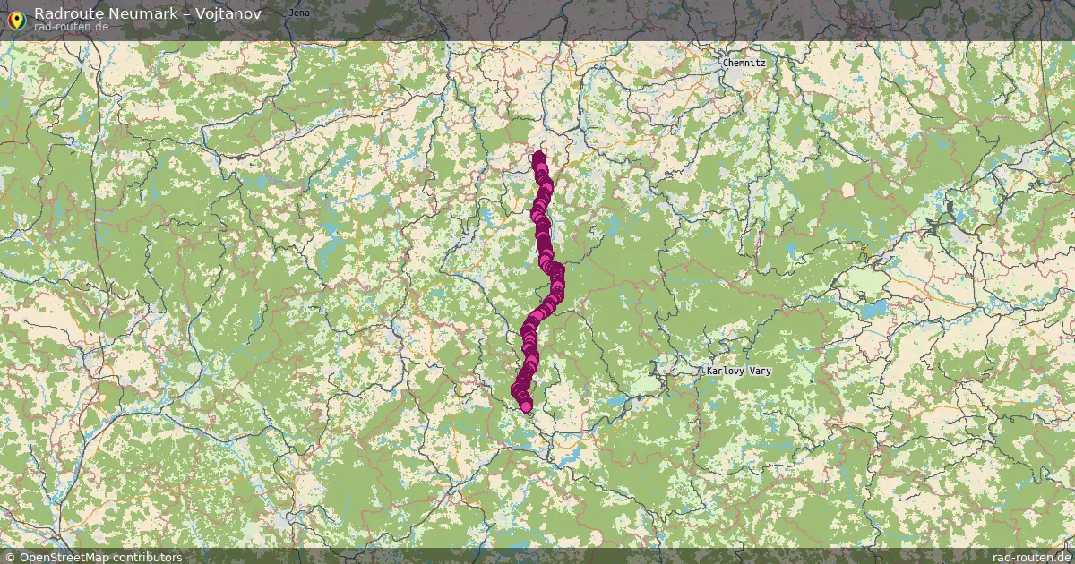 Radtour Neumark – Vojtanov