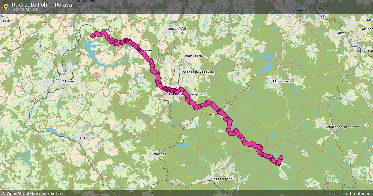 Radtour Pöhl – Rolava
