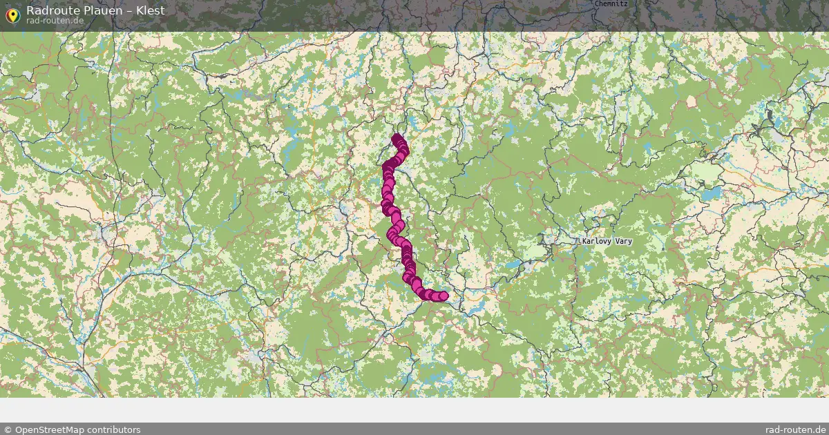 Radtour Plauen – Klest