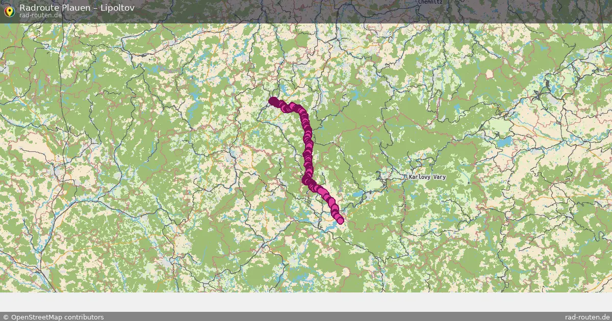 Radtour Plauen – Lipoltov