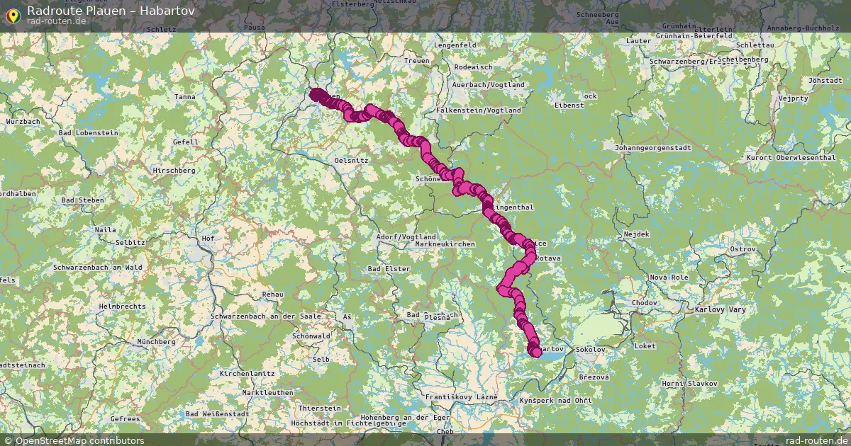 Radtour Plauen – Habartov