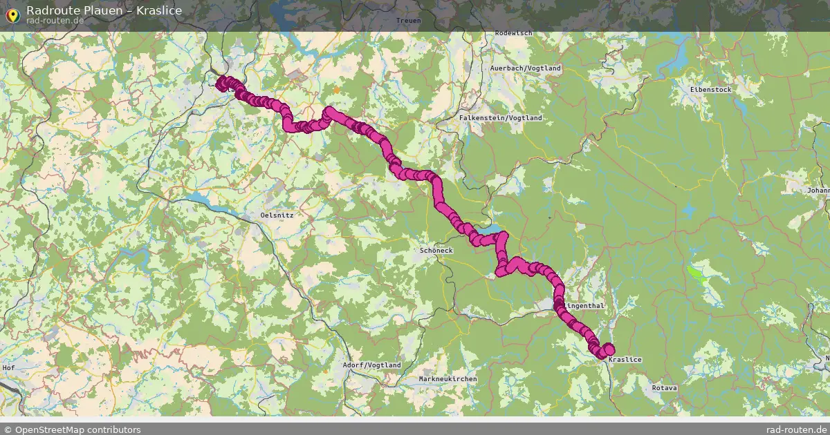 Radtour Plauen – Kraslice