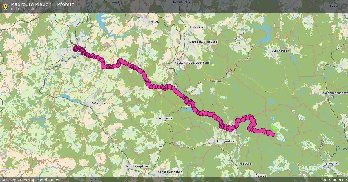 Radtour Plauen – Přebuz
