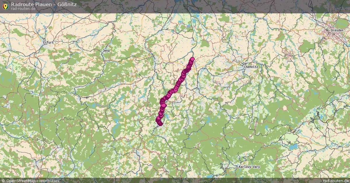 Radtour Plauen – Gößnitz
