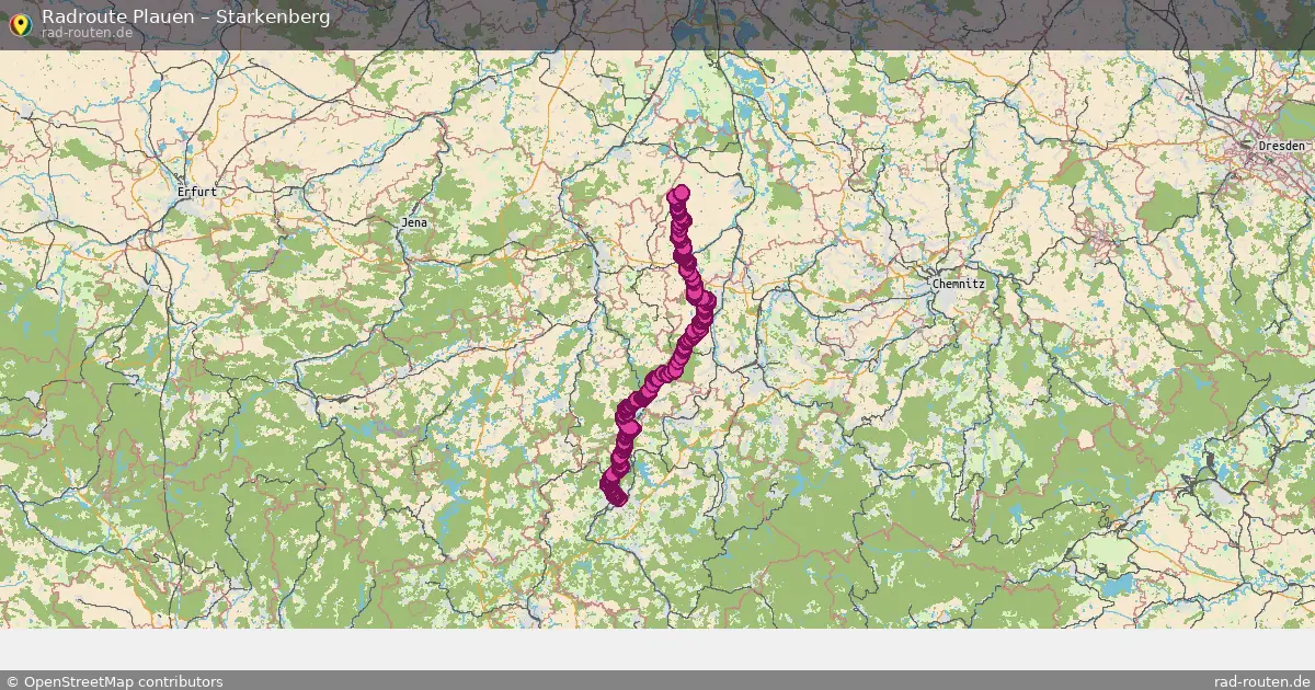 Radtour Plauen – Starkenberg