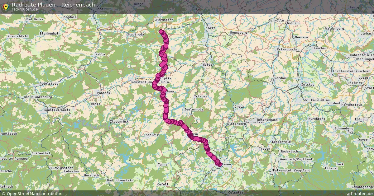 Radtour Plauen – Reichenbach