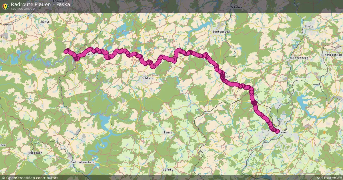 Radtour Plauen – Paska