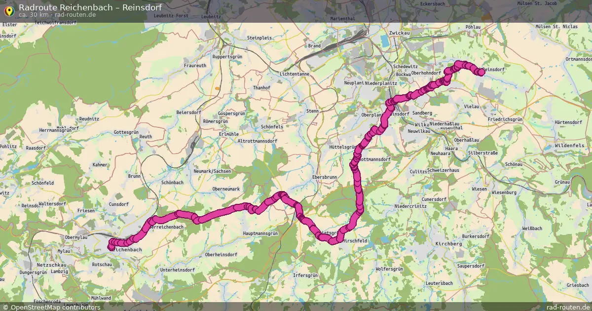 Radtour Reichenbach – Reinsdorf