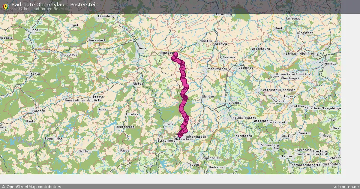 Radtour Obermylau – Posterstein