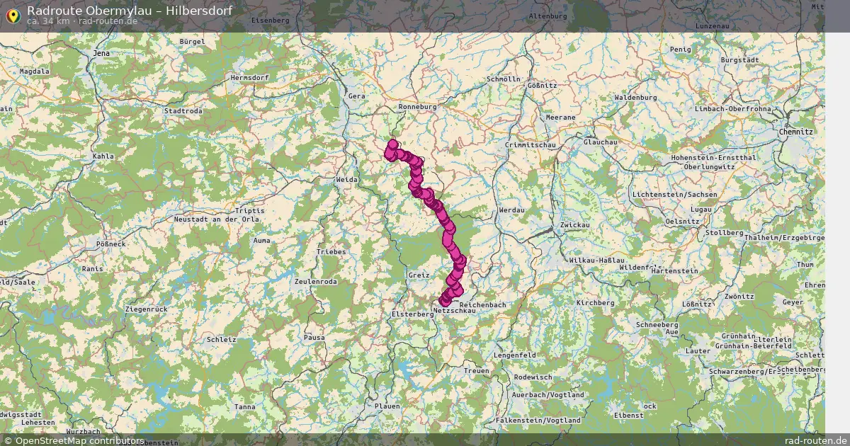 Radtour Obermylau – Hilbersdorf