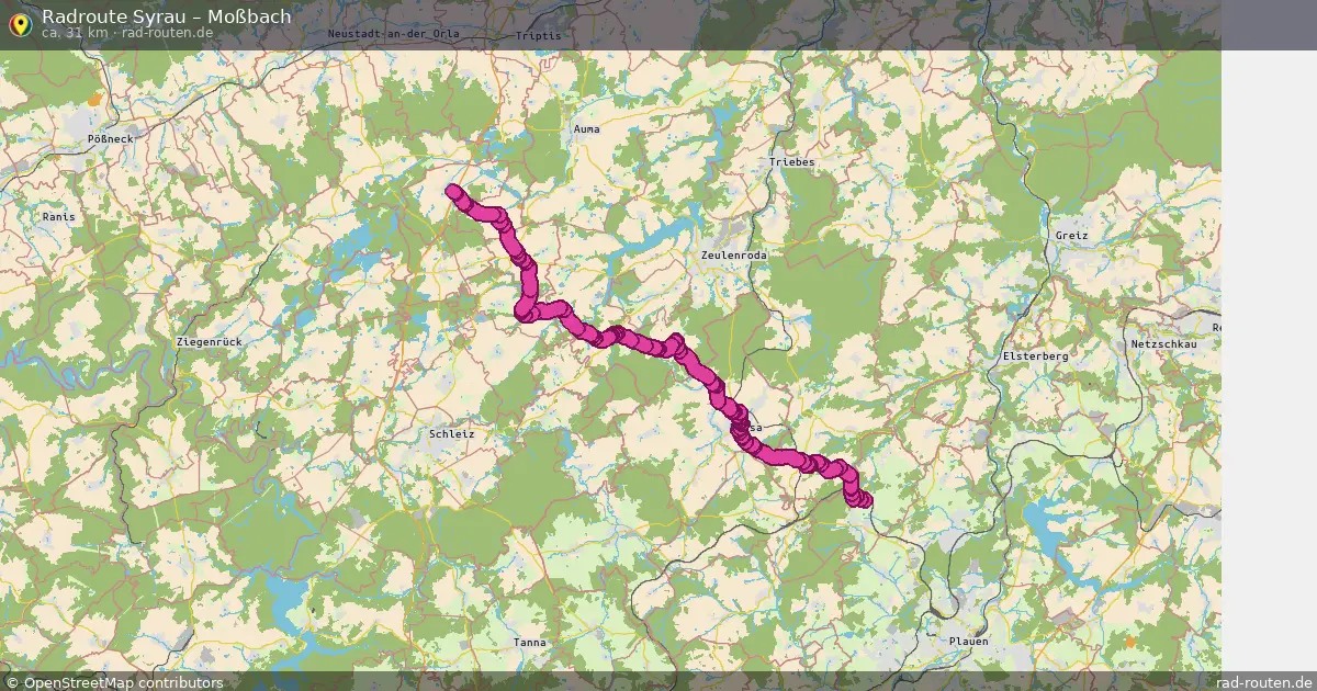 Radtour Syrau – Moßbach