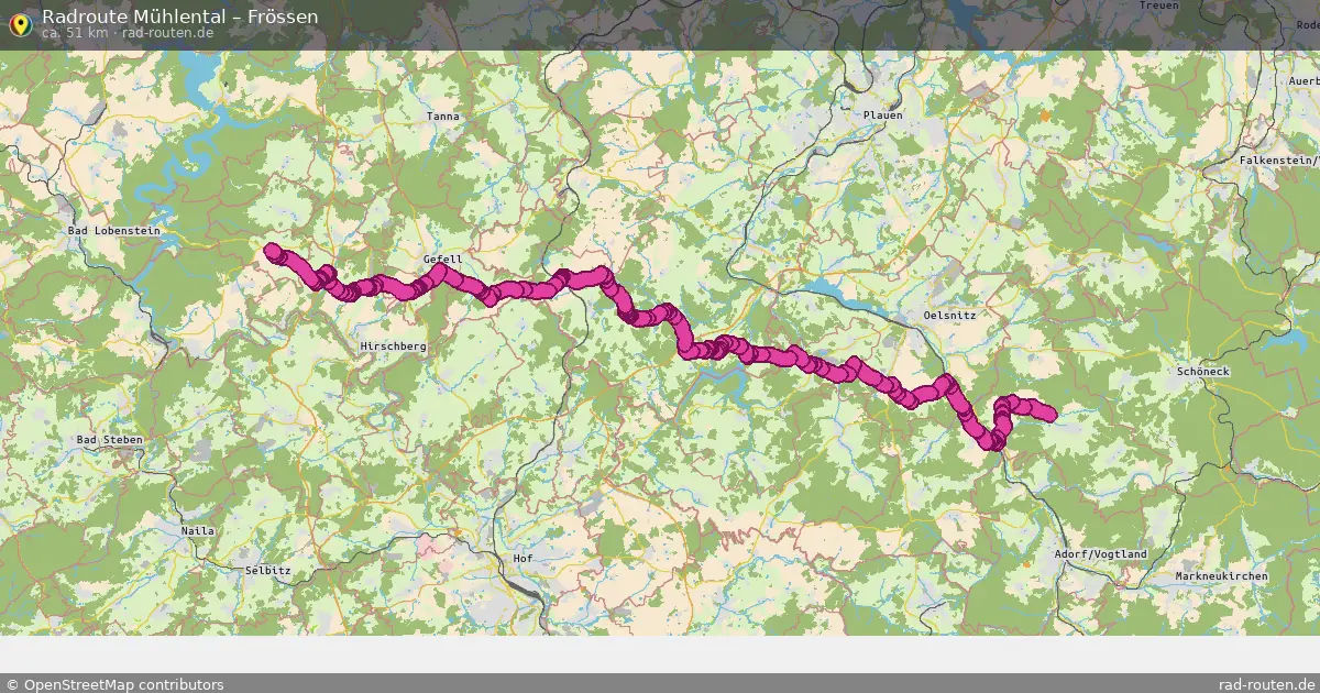 Radtour Mühlental – Frössen