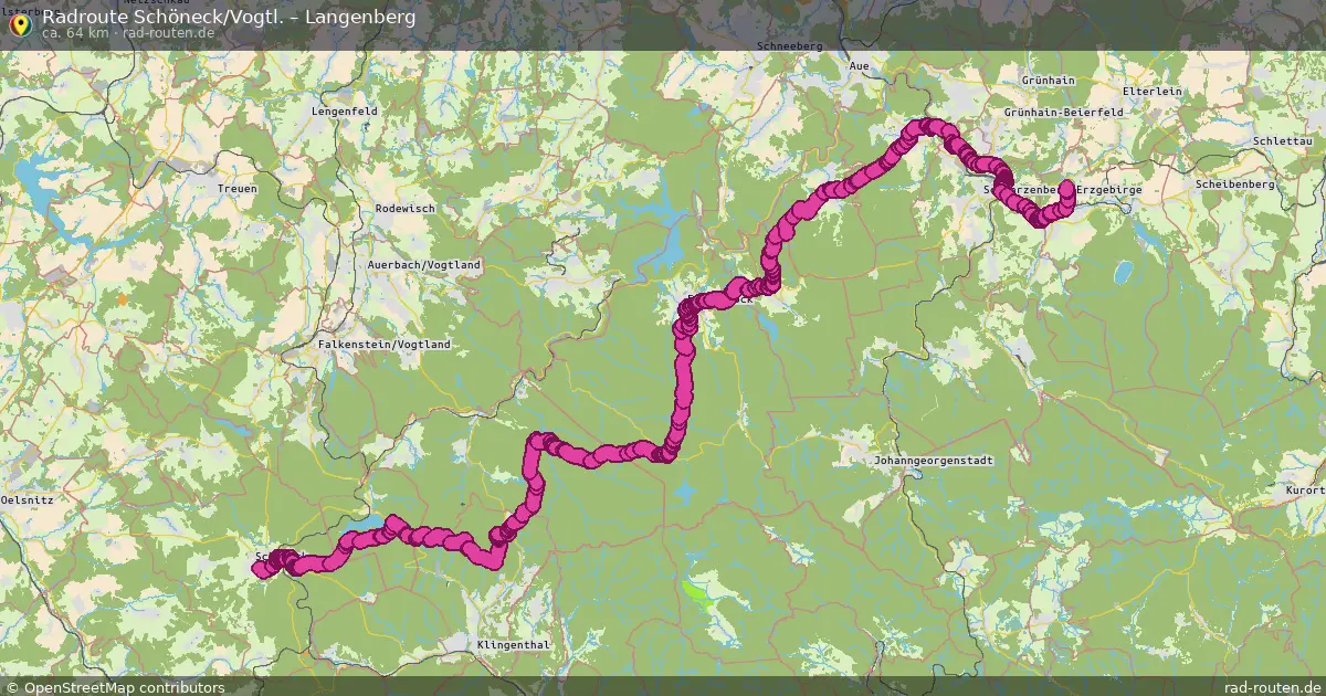 Radtour Schöneck Vogtl. – Langenberg