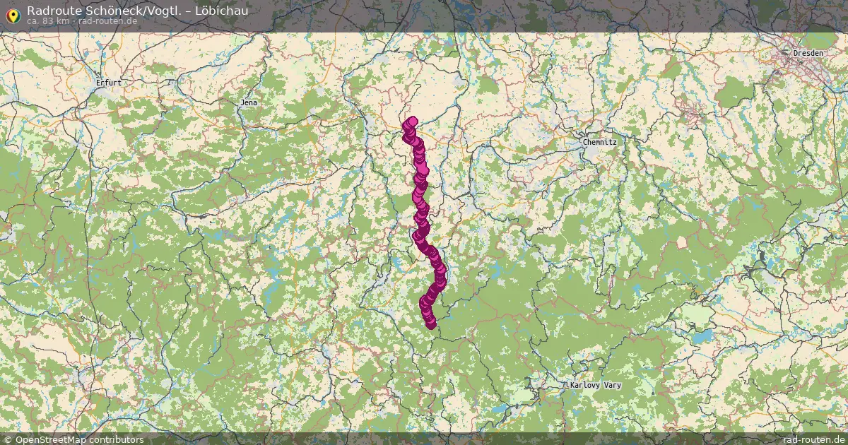 Radtour Schöneck Vogtl. – Löbichau