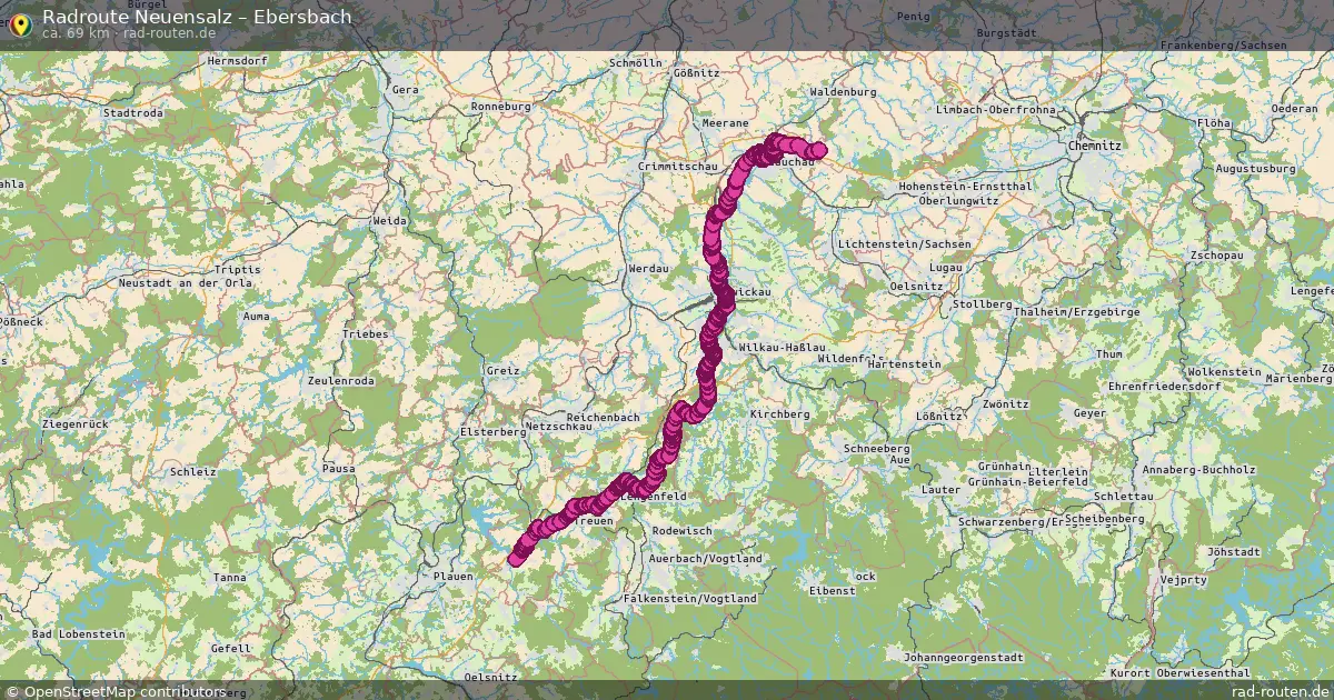Radtour Neuensalz – Ebersbach