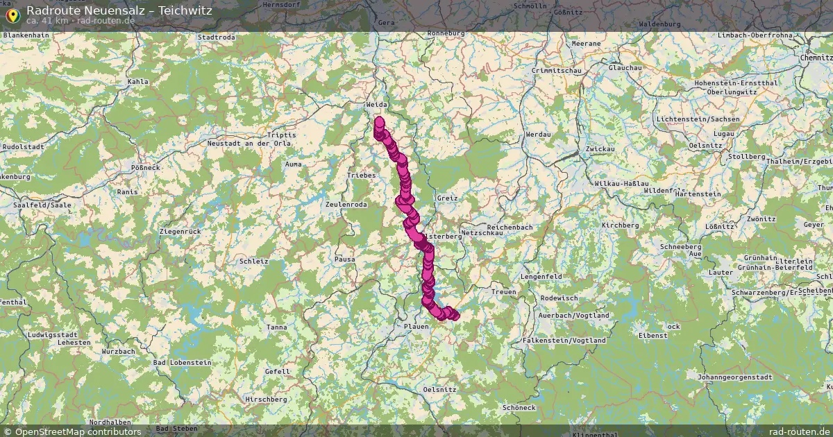 Radtour Neuensalz – Teichwitz