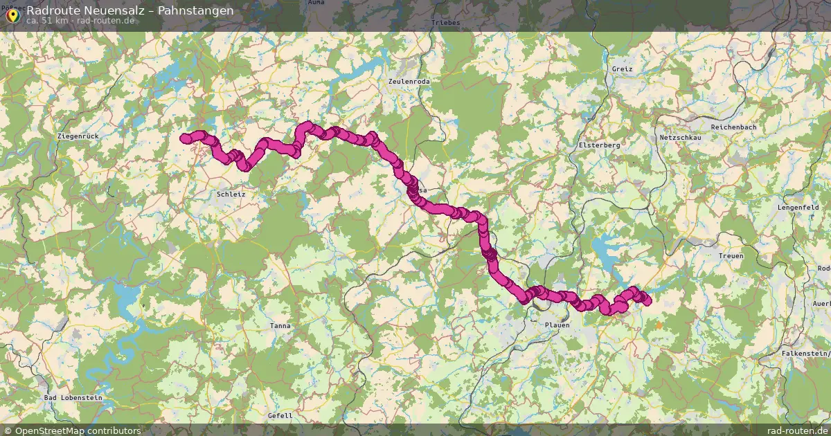Radtour Neuensalz – Pahnstangen
