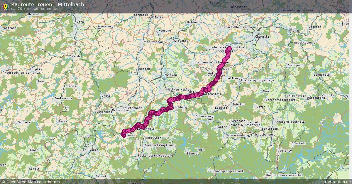 Radtour Treuen – Mittelbach