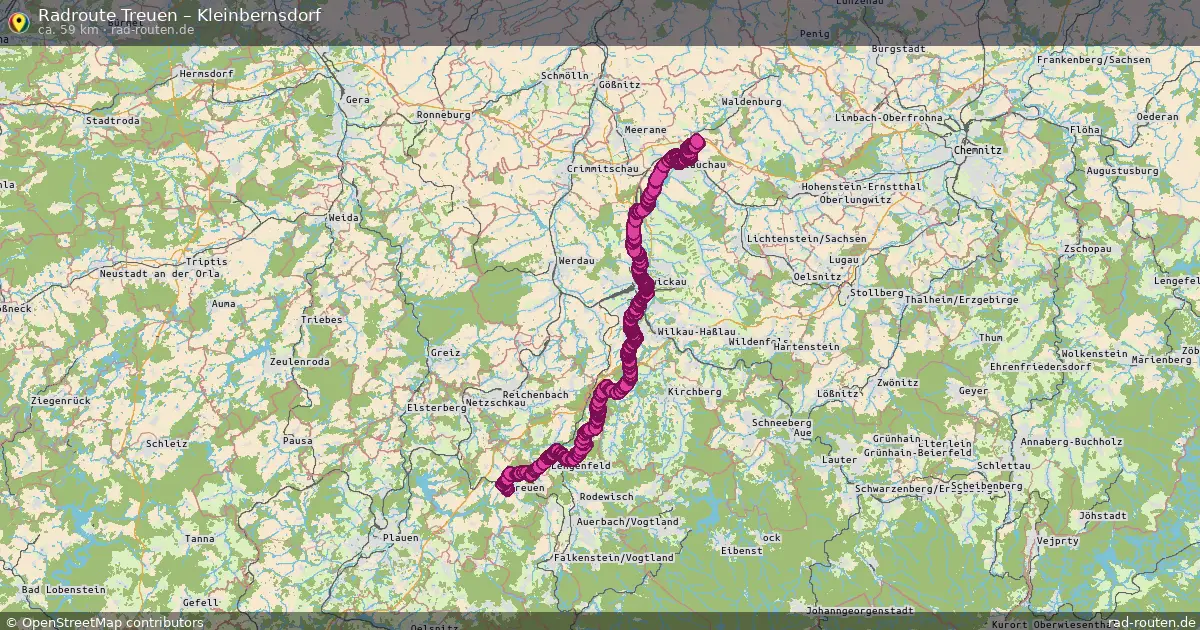Radtour Treuen – Kleinbernsdorf