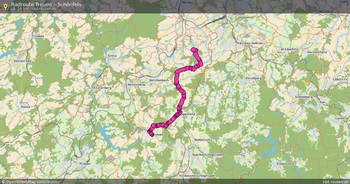 Radtour Treuen – Schönfels