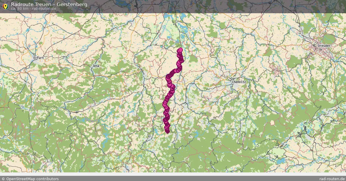 Radtour Treuen – Gerstenberg