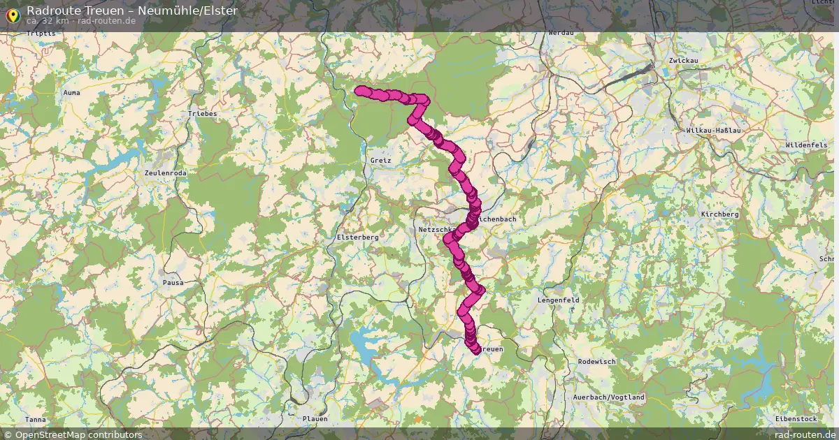Radtour Treuen – Neumühle Elster