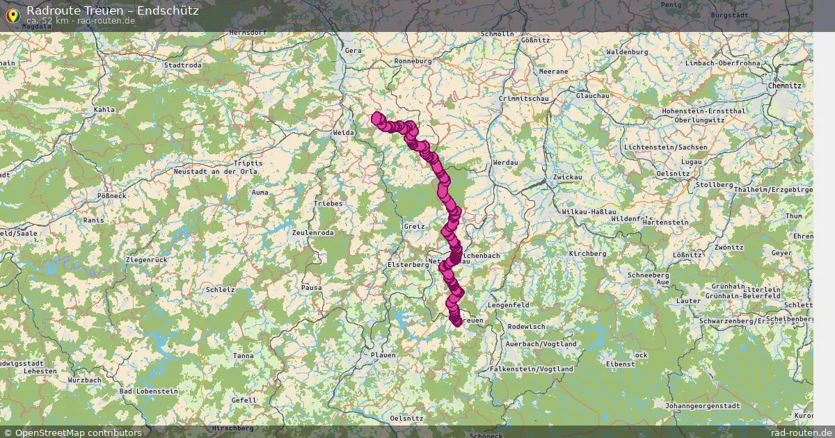 Radtour Treuen – Endschütz