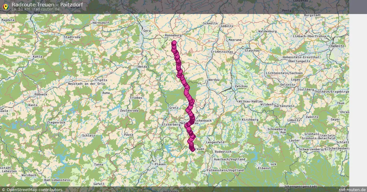 Radtour Treuen – Paitzdorf
