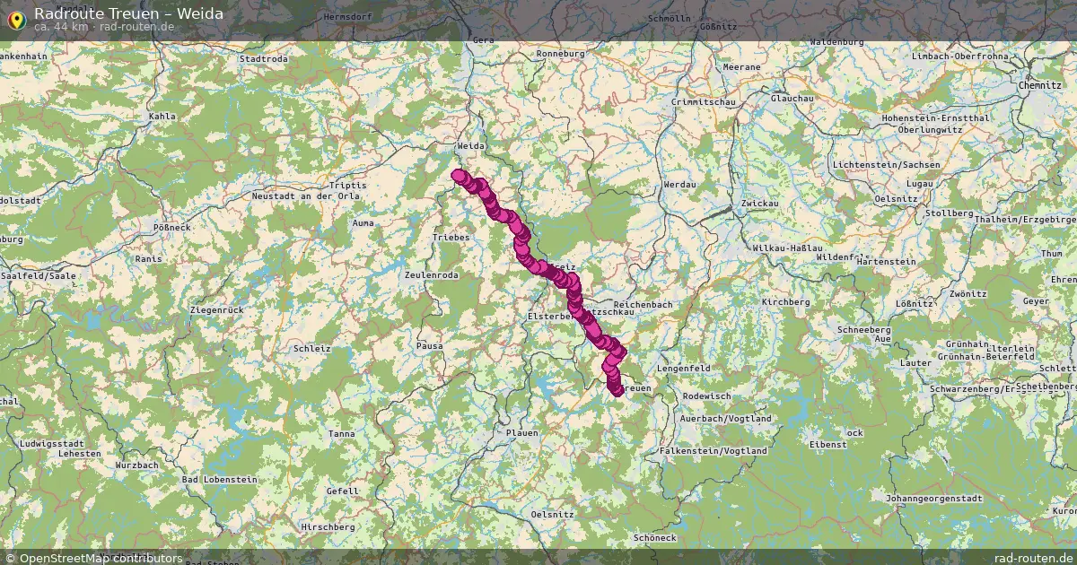 Radtour Treuen – Weida